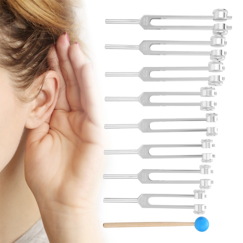 Tuning Fork Hammer Tool Set Diagnostic Tool for Sound Healing
