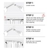 Graber Oval Spring Tension Curtain Rod 22 to 36-Inch Adjustable