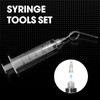 10ml Luer Lock Syringe with Cap and Soft Plastic Tube,