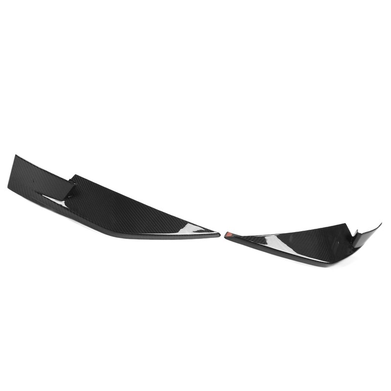 6Pcs Front Bumper Lip Spoiler Anti Collision Carbon Fiber Side