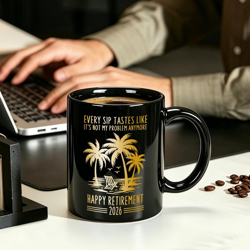 Happy Retirement Mug 2026 Retirement Gift for Men Women Coworker