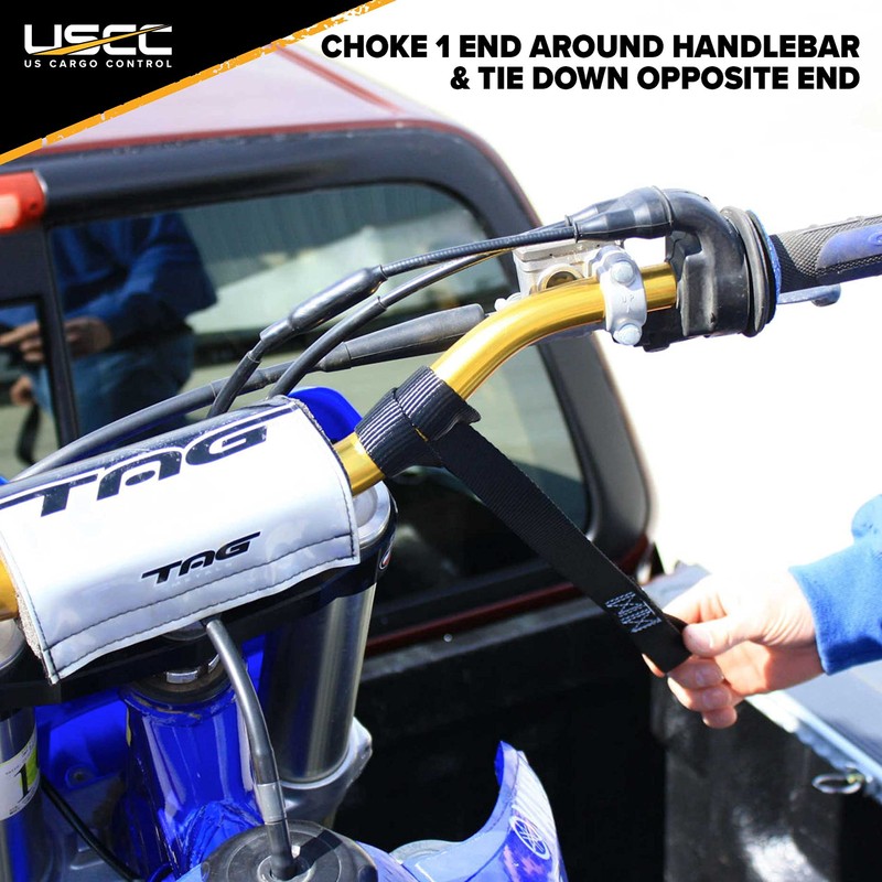 US Cargo Control Motorcycle Combo Strap Kit, Includes 6 Tie