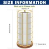 NearMoon Toilet Paper Organizer Stand, Freestanding 3 Rolls Tissue Storage,