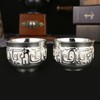 2pcs Vintage Wine Glass Innovative Exquisite Light Luxury Court Style
