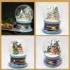 Snow Globe Skier | Base Nostalgic Winter Landscape | with