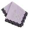 ANNA SUI 109109-0001-01 Large Towel Handkerchief, Rose Lace (Purple) [100%