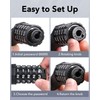 Bike Lock with Resettable 5-Digit Combo,15mm Wide 4ft Long Anti-Theft
