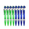 Maydahui Stylish Retractable Globe Ballpoint Pen, 0.02 inch (0.5 mm),
