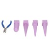 4Pcs Jewelry Mandrel Round Oval Triangle Square Jewellery Making Tool