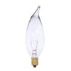 Satco 25CA10/12V Incandescent Decorative Light Bulb 25W E12 CA10 2700K