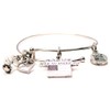 ChubbyChicoCharms Proud to Be African American Expandable Wire Bangle, 2.5"