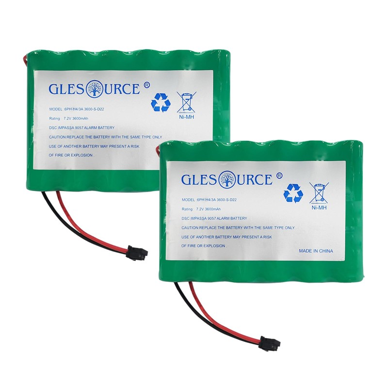 XUNTU Upgraded 6PH-H-4/3A3600-S-D22 7.2V Battery Compatible with DSC IMPASSA 9057,