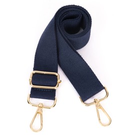 Moorle Wide Shoulder Bag Strap, Shoulder Strap for Bags, Adjustable, Shoulder Strap, Bag Strap, Navy Blue, 3.8 cm Wide, Canvas Handbag, Bag Straps for Changing