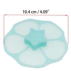 OZXNO 3 Pcs Petal Silicone Cup Covers Anti-dust Airtight Seal Silicone Cup Lids for Mugs Tea Cups Hot Cup Lids Coffee Cup
