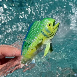 Safari Ltd. Mahi-Mahi Figure - Realistic 6.5" Fish Model - Educational Toy for Boys, Girls, and Kids Ages 3+