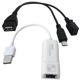 Feuaue New USB Ethernet LAN Adapter for Fire Stick (2nd Gen) or Fire TV (3rd Gen) or 4K Firestick