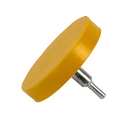 HASKYY Folienradierer 1x mit Adapter, Professionelles Entfernen von Folien und Kleberesten an Fahrzeug, Auto oder Motorrad, Gummi, ERASER