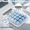 HUTUDD Cute Mechanical Switch Desktop Calculator, 10 Digits with Big