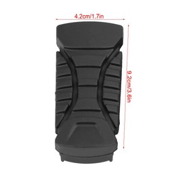 Senyar Reposapiés de la motocicleta Placa de reposapiés Cubierta de almohadilla de goma para R1200GS R1200GS ADV 2014-2017 reposapies trasero para 1200 adventure