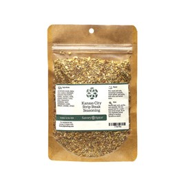 Savory Spice Kansas City Strip Steak Seasoning - Kansas City Steak Spice Rub | Beef & Steak Dry Rub for Grilling, Smoking or Roasting (1 Cup Bag - Net: 4.6 oz)