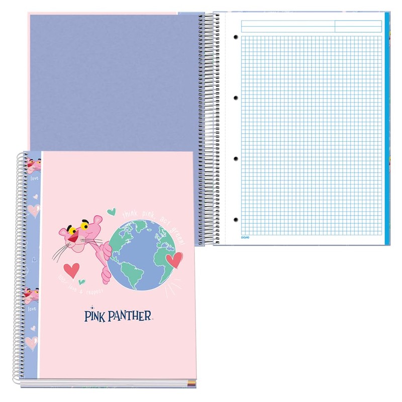 DOHE - A4 Notebook Squared Spiral Bound 100 Sheets 90gsm