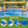 KIDDITOY Pool Volleyball Net, Pool Volleyball Set for Inground with
