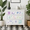 INFUNLY 6pcs Musical Instrument Stencil for Painting 11.8x11.8 Reusable Music