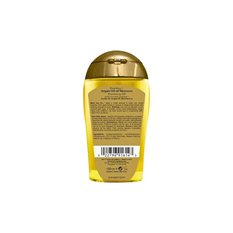 Óleo Capilar Ogx Argan Oil Of Morocco Penetrating 100ml