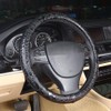 Follicomfy Comfort Leather Auto Car Steering Wheel Cover,Grip Anti Slip
