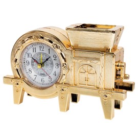 Operitacx 2pcs Retro Windmill Alarm Clock Desk Topper Vintage Clock Alarm Clock Sound Bedside Clock Decor Pen Holder Clock Digital Alarm Clock for Clock for Office Retro Decor Plastic