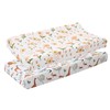 2pcs Baby Diaper Changing Covers Printing Cotton Yarn Removable Infant