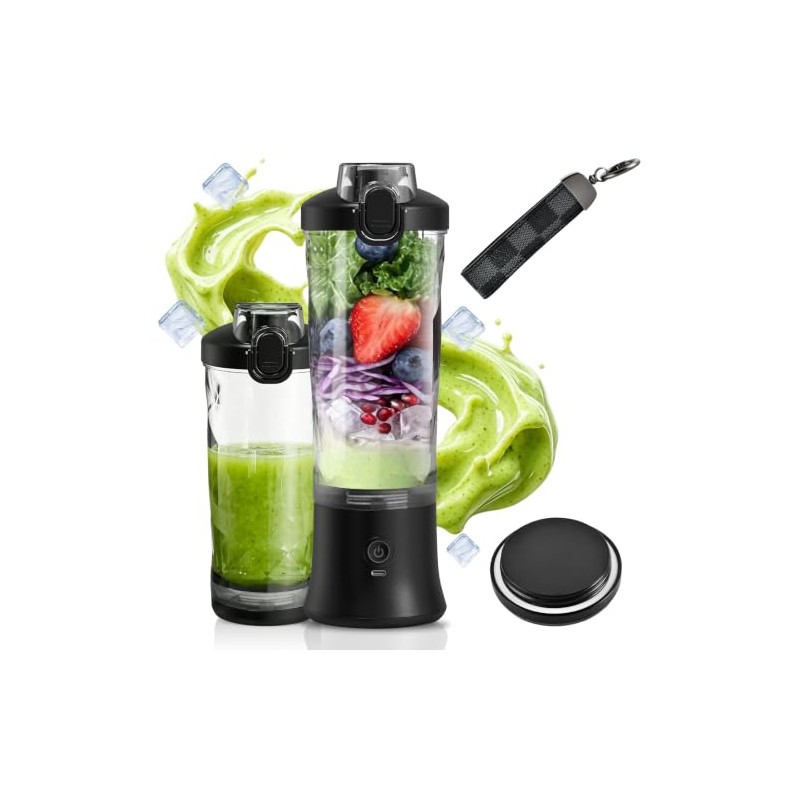 Portable USB-C Blender for Smoothies and Shakes - 20 oz