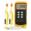 Digital Thermocouple Thermometer Type K (-50~1300°C) Dual Channel 4 Thermocouples