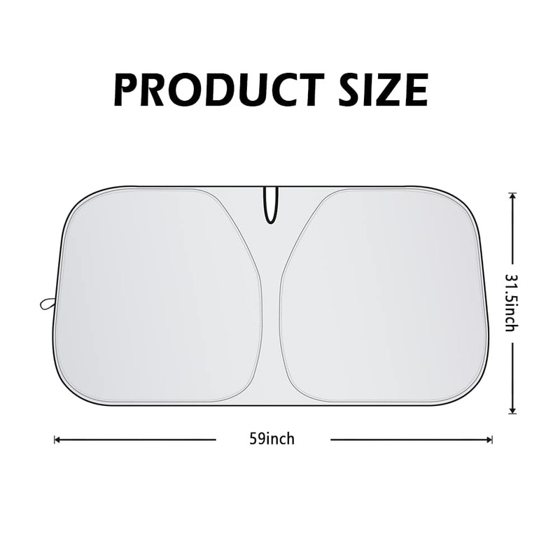 Sun Protection Car Windscreen Cover Summer Foldable Car Windscreen Sun