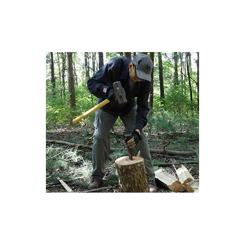Edward Tools Classic Log Splitting Wedge (4 LB) - Heavy