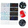 Healeved 60pcs Christmas Nail Art Stickers Snowflake Decals for Women