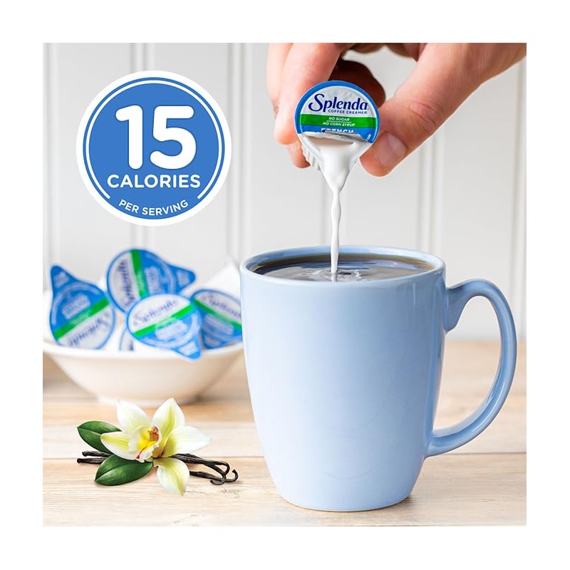 SPLENDA Single Serve Coffee Creamer Cups, Sugar Free French Vanilla,