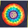 GURU SHOP Yoga Mat Bag Rainbow Om Wine Men/Women Cotton