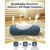 Buckwheat Hull Pillow for Neck Pain Relief Adjustable Roll Support