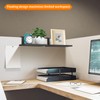 Fardtry 2 Pcs Office Cubicle Shelf with Adjustable Hooks, 10''L