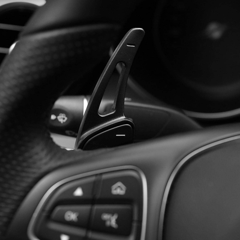 Akozon Aluminum Paddle Shifter Cover Extensions, Fit for A B