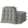 FlyGulls Chair Cushions for Dining Chairs Set of 4 Durable