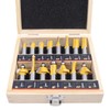 KOWOOD Router Bits Set of 15 Pieces 1/2 Inch Woodwork