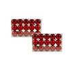 Plastic Christmas Bauble Red 2 Sets - 30 Pieces Diameter