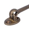Gate Hook and Eye Swivel Latch Brass Security Window Stay