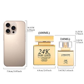 24k Pink Fruity Perfume for Women, Long Lasting Parfume for Her, Holiday Gift, Birthday Gift for Dating Daily Wear, Fragrance, Perfume:_Pink_10ml