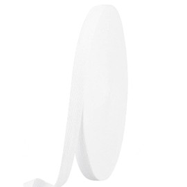 50m Twill Tape Roll, 100% Cotton Ribbon 25mm Soft Webbing Tape for DIY Garment Sewing Craft Dressmaking (Off White)