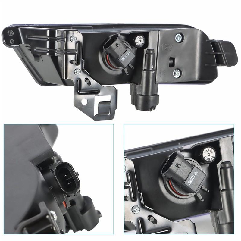 Silscvtt 2Pcs Fog Lights Assembly Replacement for 2015 2016 Honda
