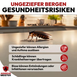 ABWEHR MEISTER NEUHEIT Repell Ungezieferspray 500 ml, Effektives Insektenspray, Fliegenspray mit natürlichem Schutz und angenehmem Duft (PT19)