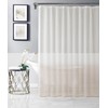 Dainty Home Linen Look Ombre Shower Curtain - Striped Ombre